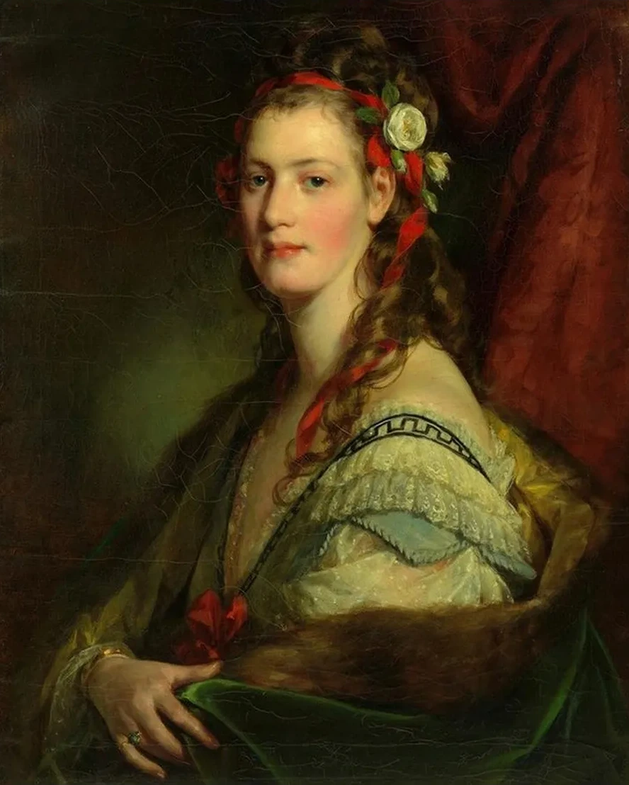 Marie Paterno, Geb. Nemetschke, Sp Ter Amerling, Bzw. Hoyos (4. Frau Des K Nstlers)