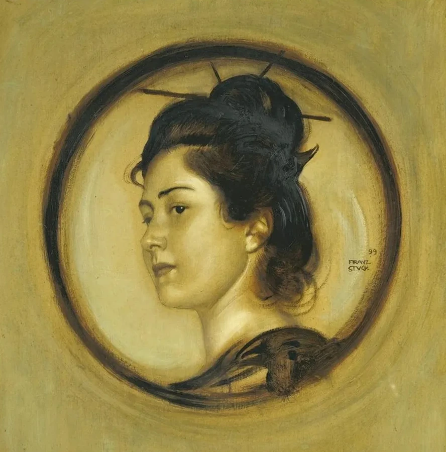 Marie Stuck in Japanischem Kost M (the Artist's Daughter Marie la Japonnaise)