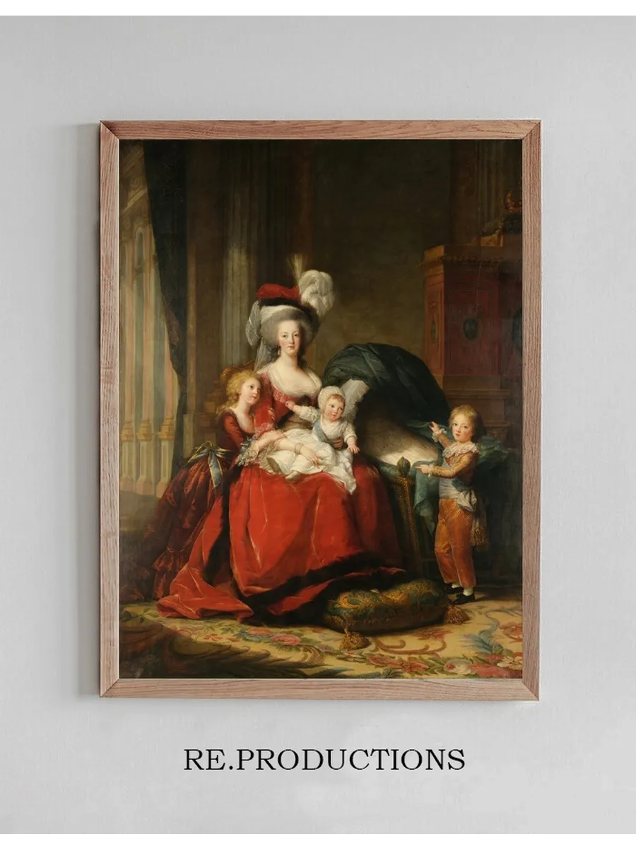 Marie - Antoinette de Lorraine - Habsbourg, Queen of France, and Her Children
