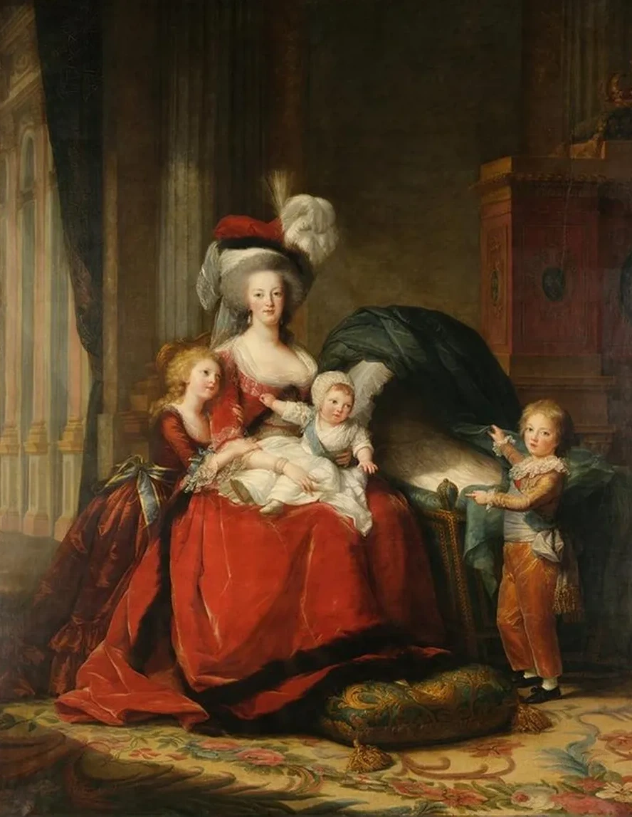 Marie - Antoinette de Lorraine - Habsbourg, Queen of France, and Her Children
