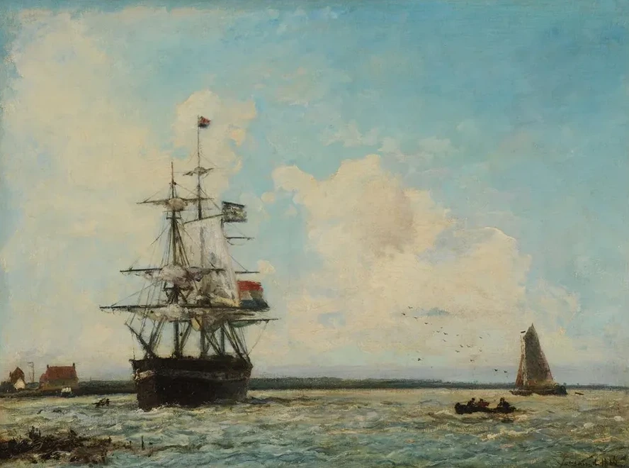 Marine. Le Grand Canal de Dordrecht