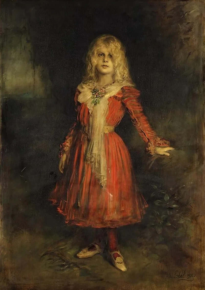Marion Lenbach (1892 1947), the Artist's Daughter