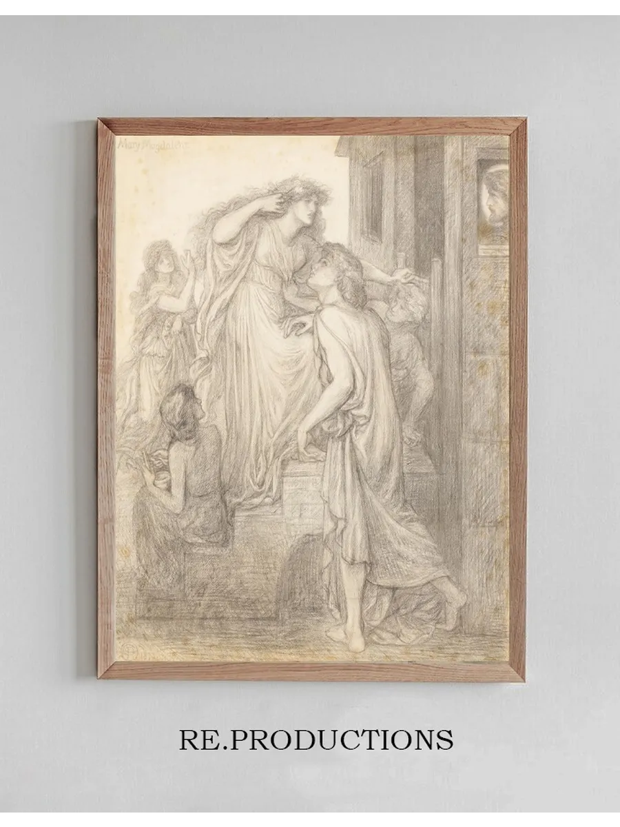 Mary Magdalene at the Door of Simon the Pharisee Compositional Study