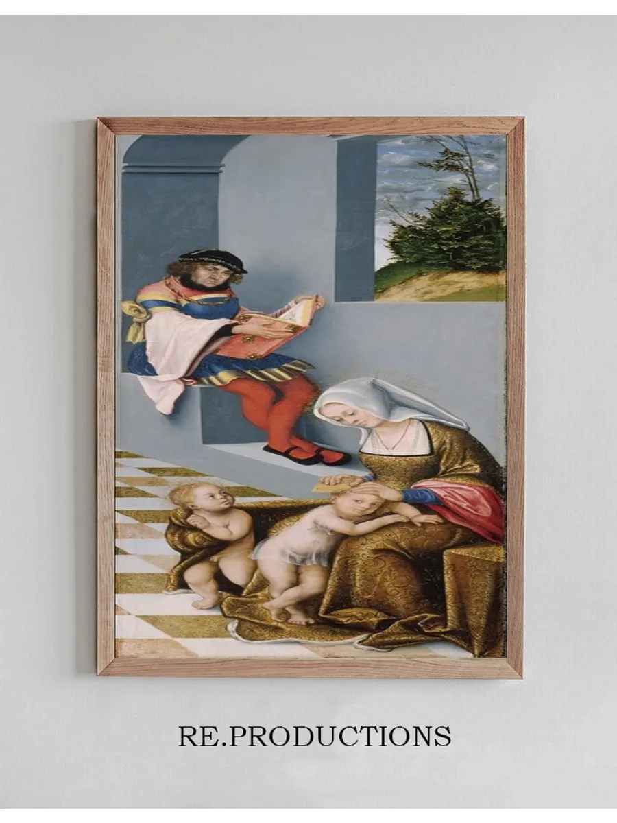 Mary Salome and Zebedaeus with Their Sons St. James the Greater and St. John the Evangelist