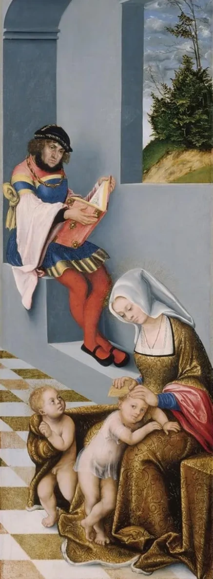 Mary Salome and Zebedaeus with Their Sons St. James the Greater and St. John the Evangelist