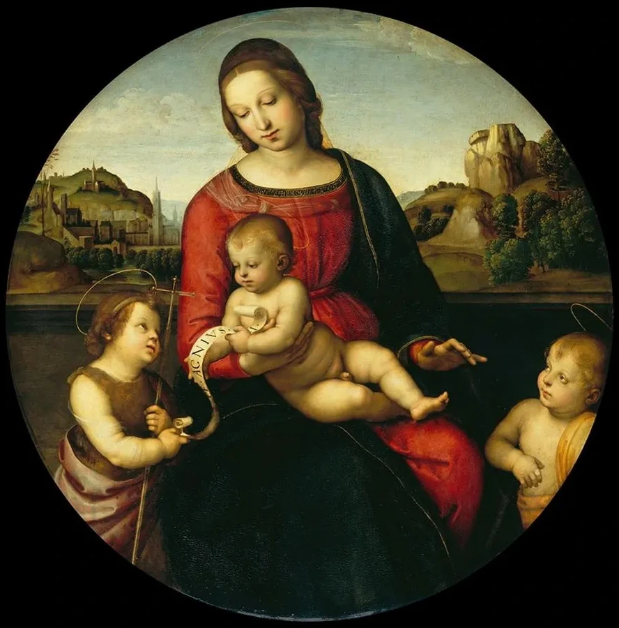 Mary with the Child, John the Baptist and a Holy Boy (Madonna Terrranuova)