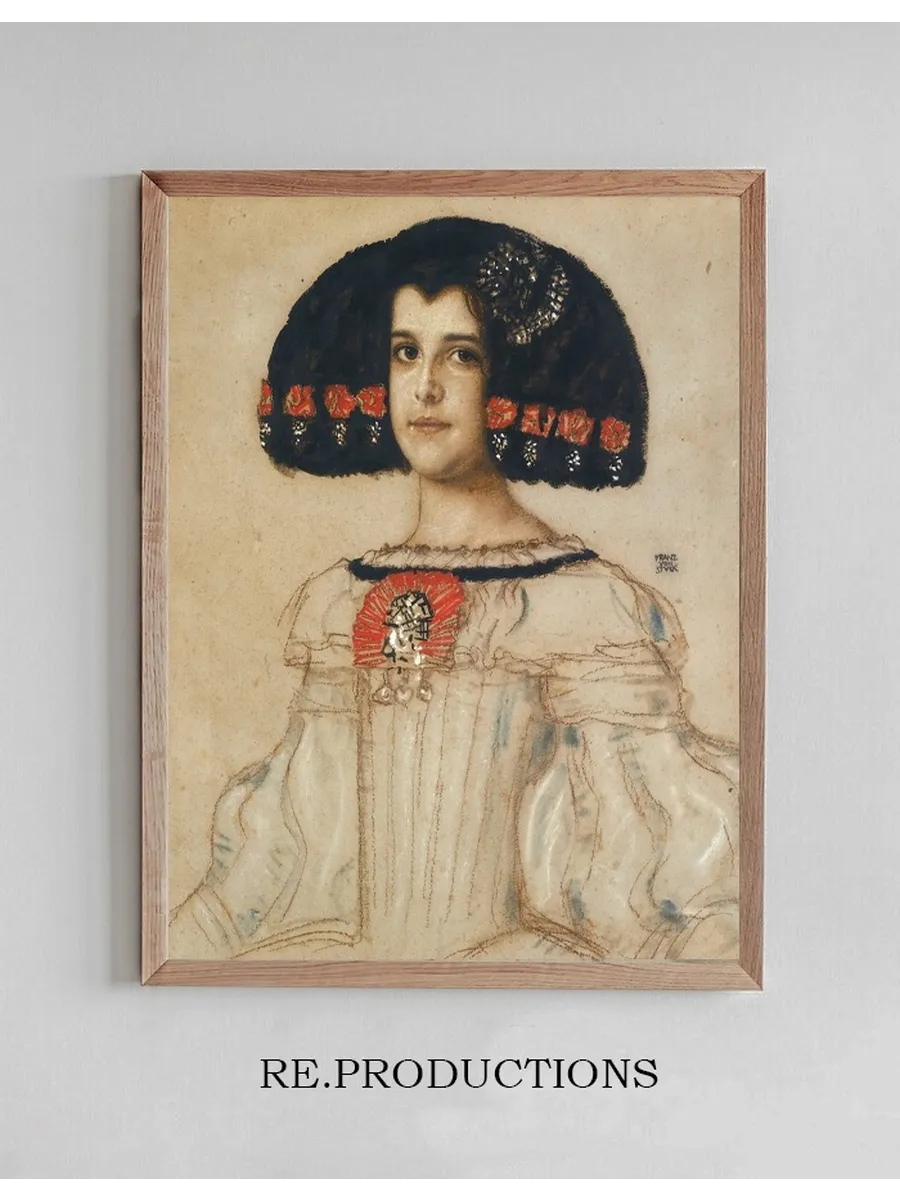 Mary, the Artist's Daughter, in Velasquez Dress