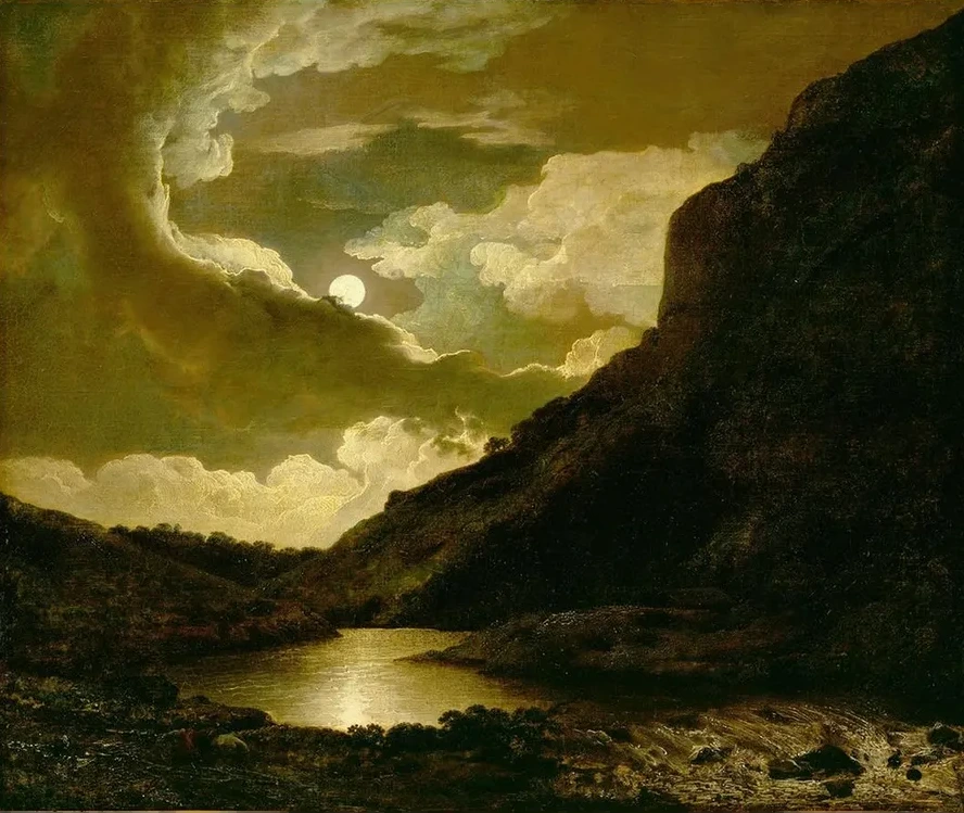 Matlock Tor By Moonlight