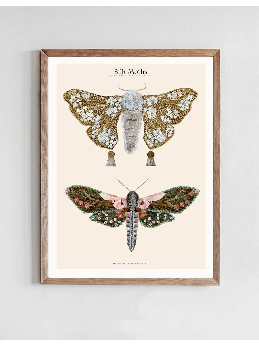 Matos - W. Morris inspired - Silk Moths No.1