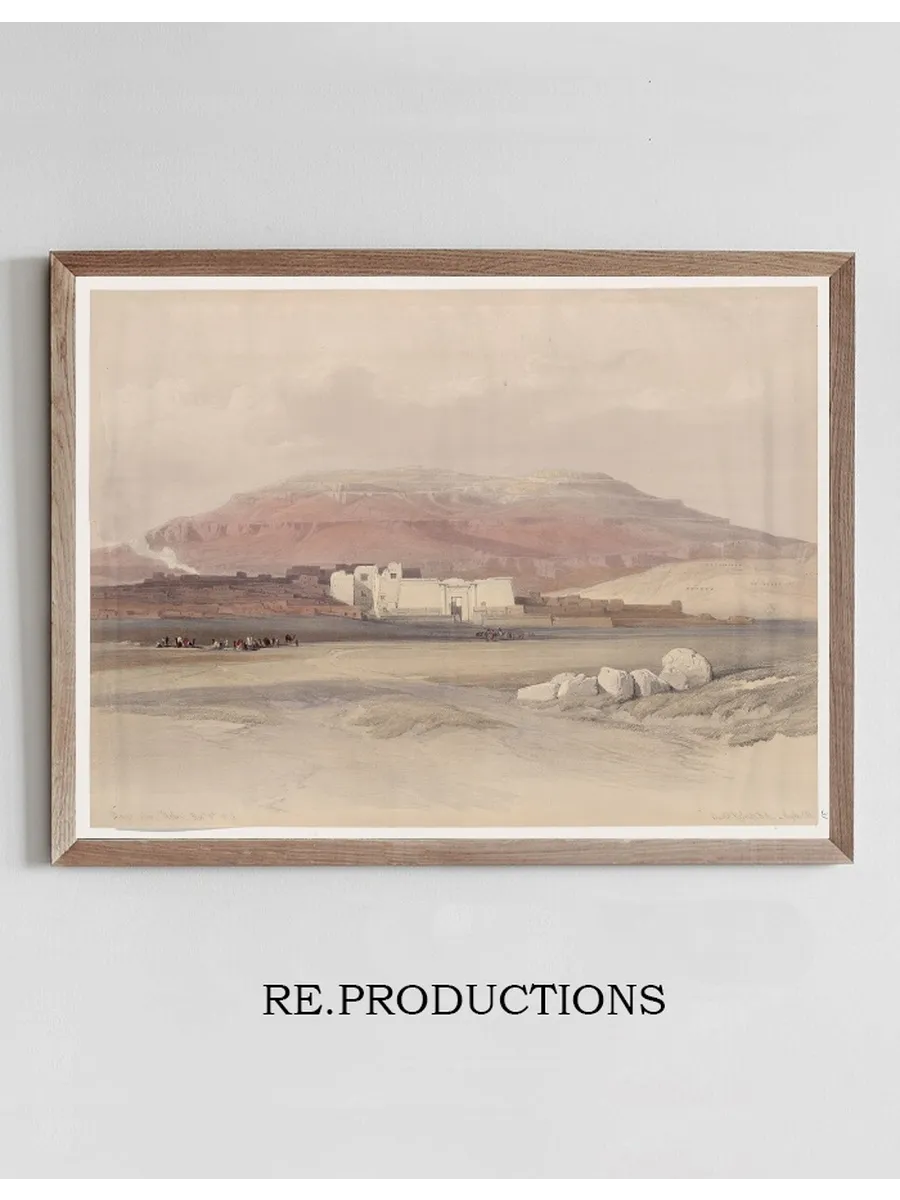 Medint sic Abou Medinet Habu, Thebes. Dec. 8th, 1838