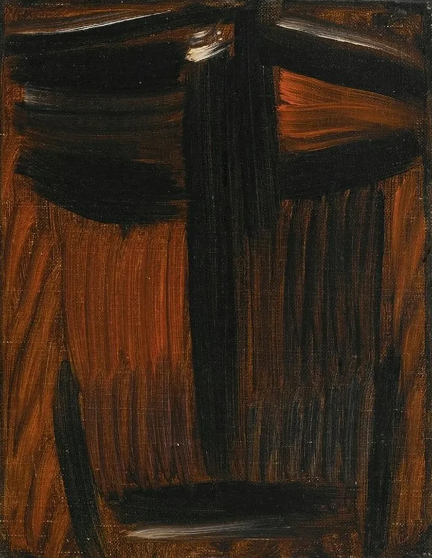 Meditation Black - Orange Glowing