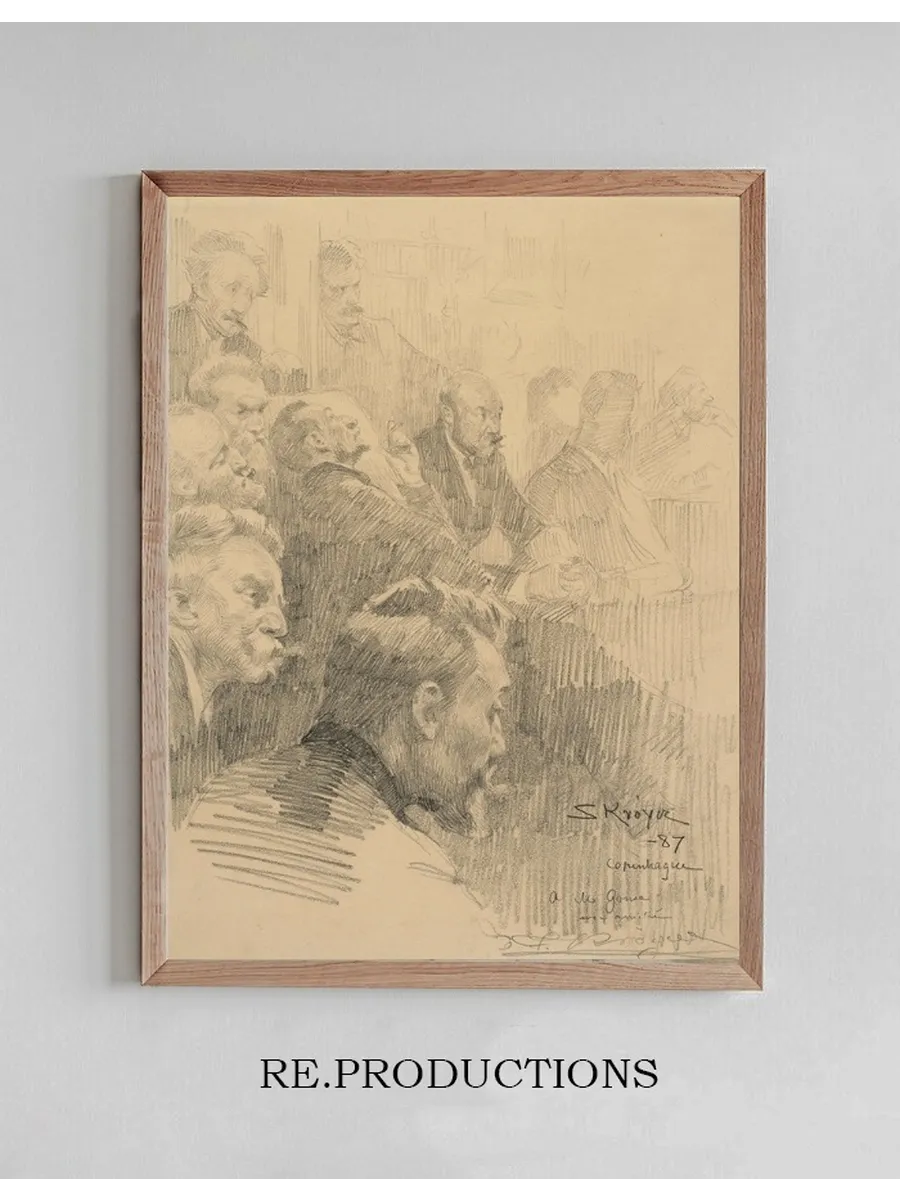 Men Listening at a Concert