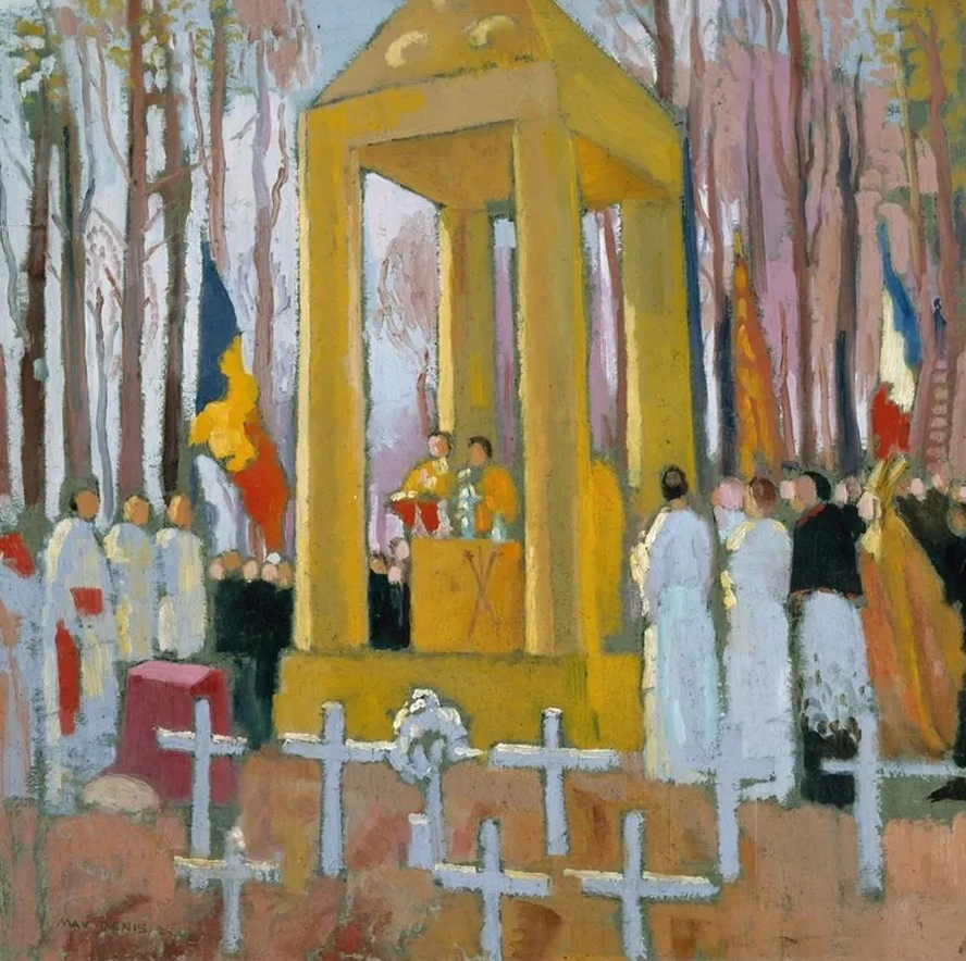 Messe Devant la Tombe D Ernest Psichari