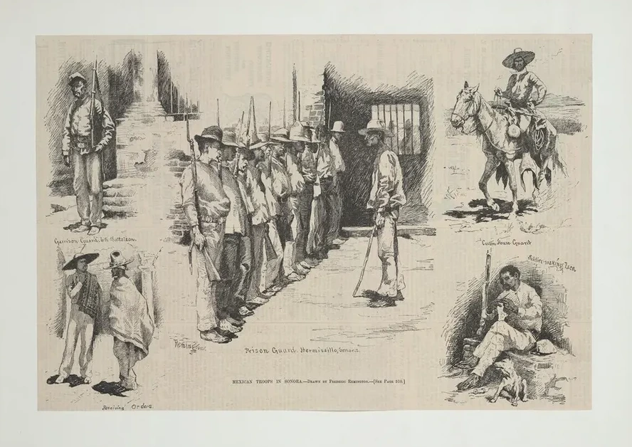 Mexican Troops in Sonora