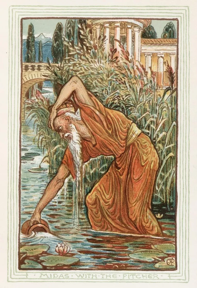 Midas with the Pitcher