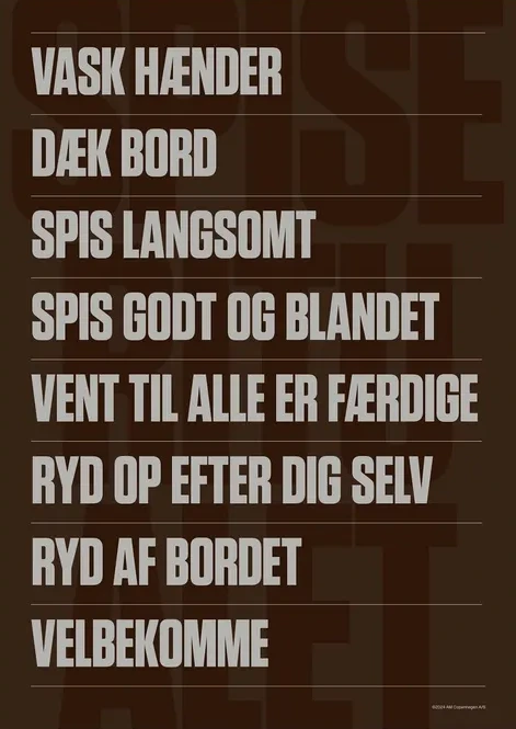 Middagsritualet Vask H Nder