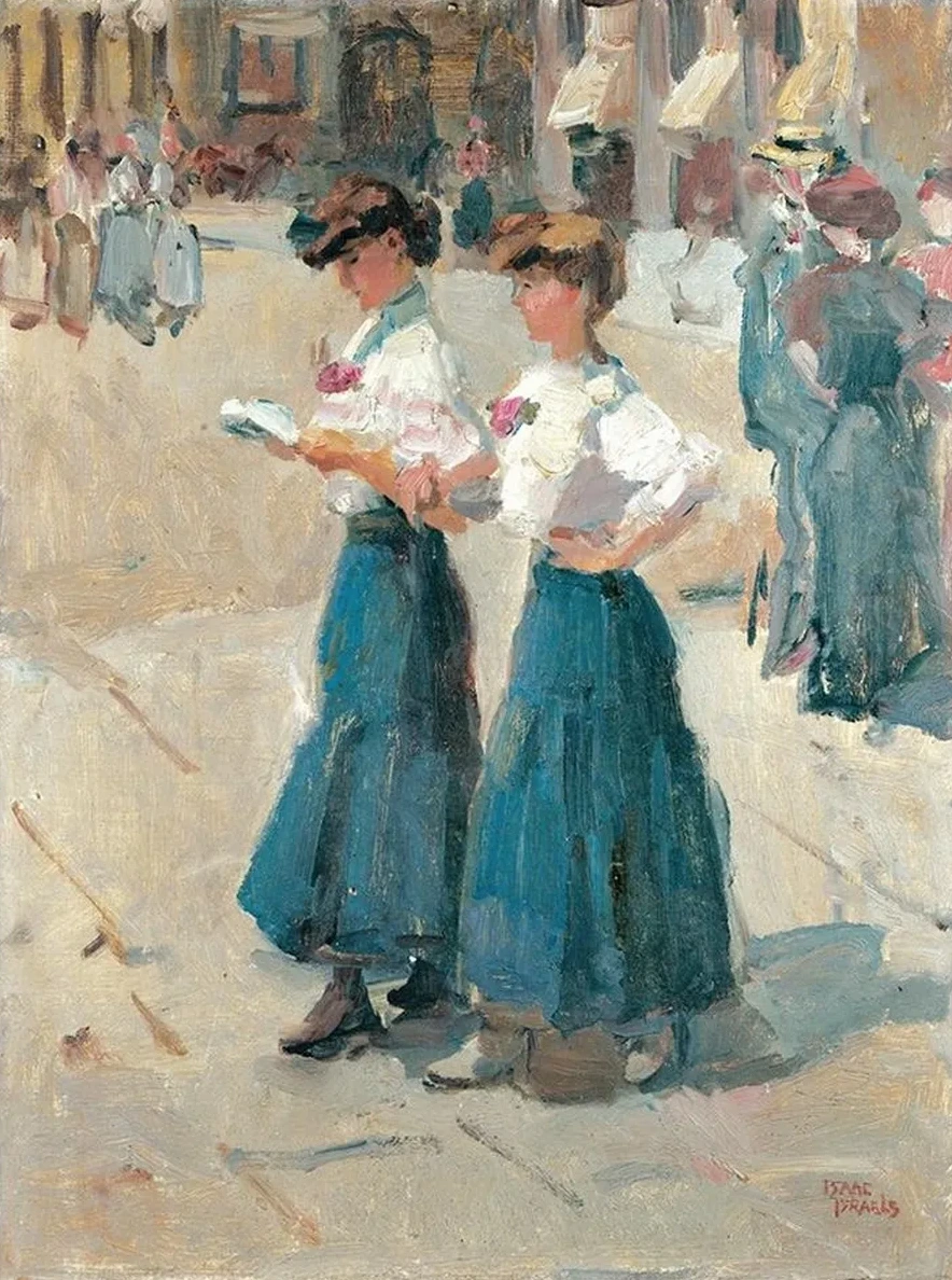 Midinettes On The Pl ce Vendome, Paris