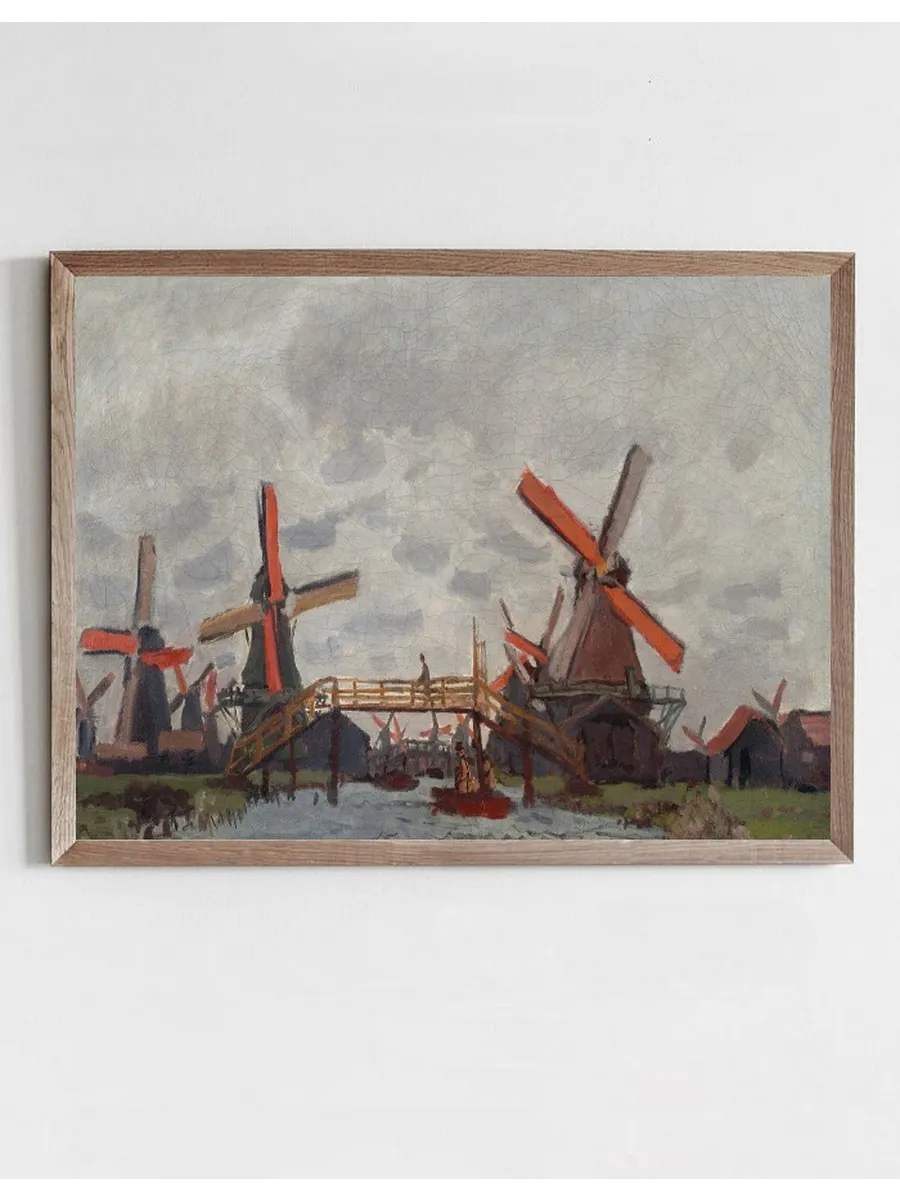 Mills at Westzijderveld Near Zaandam