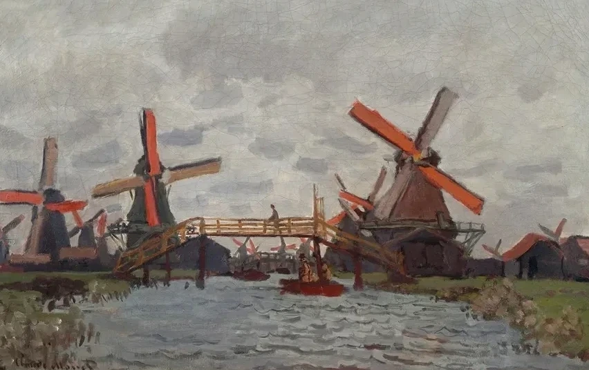 Mills at Westzijderveld Near Zaandam