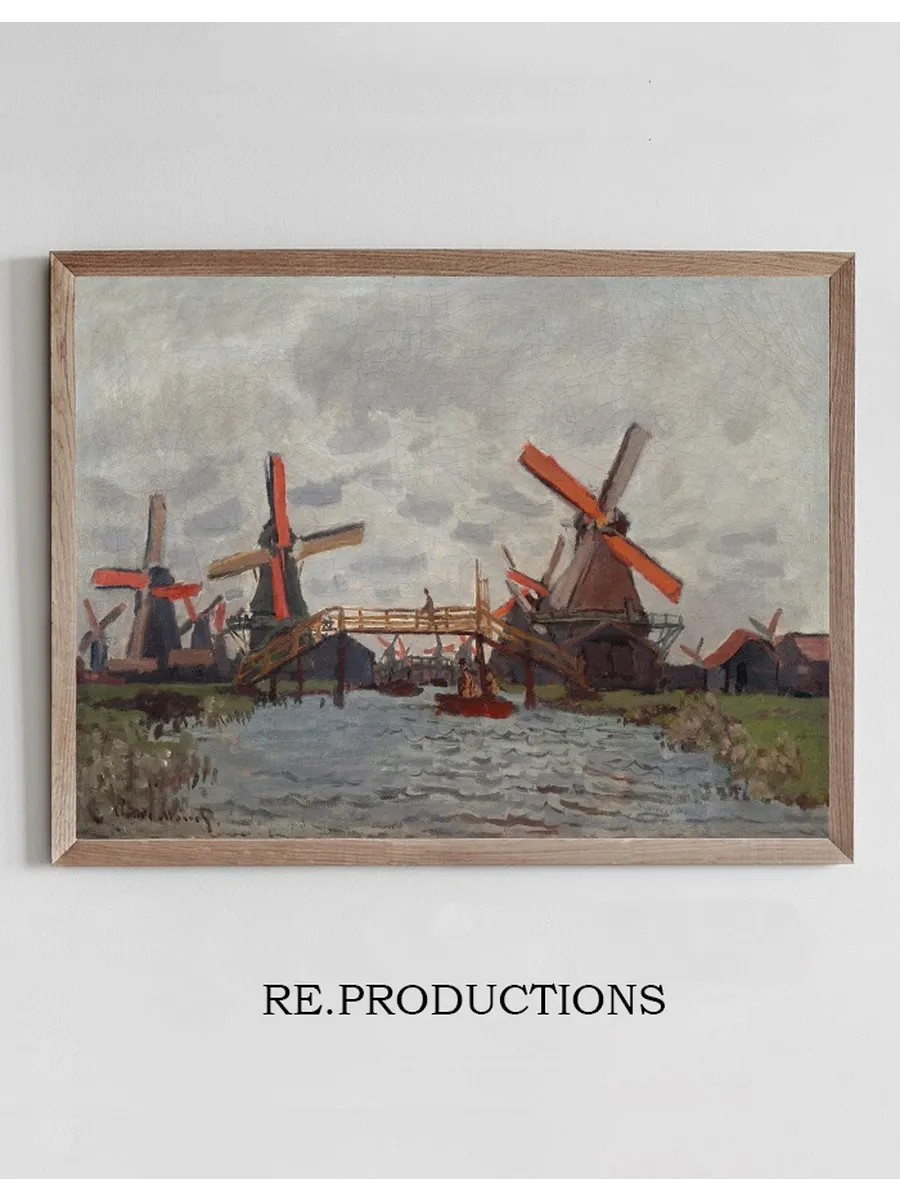 Mills at Westzijderveld Near Zaandam