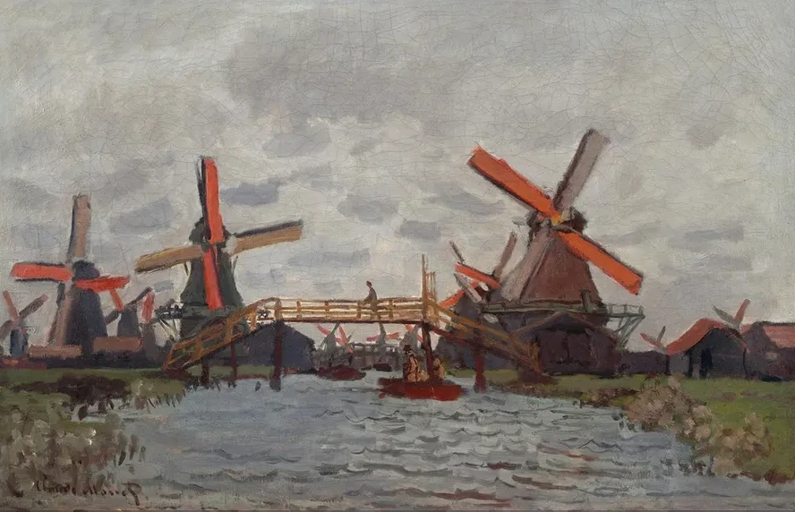 Mills at Westzijderveld Near Zaandam