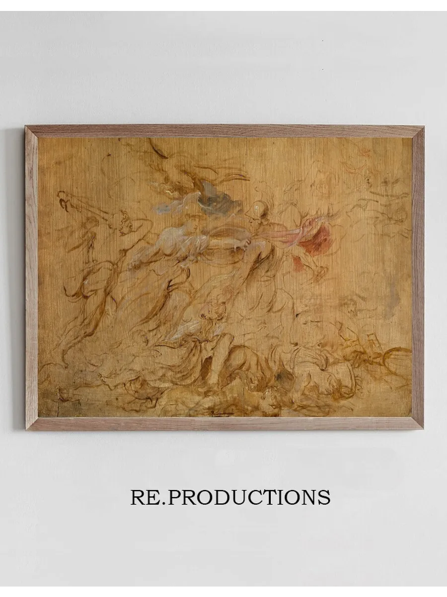 Minerva and Hercules Restraining Mars