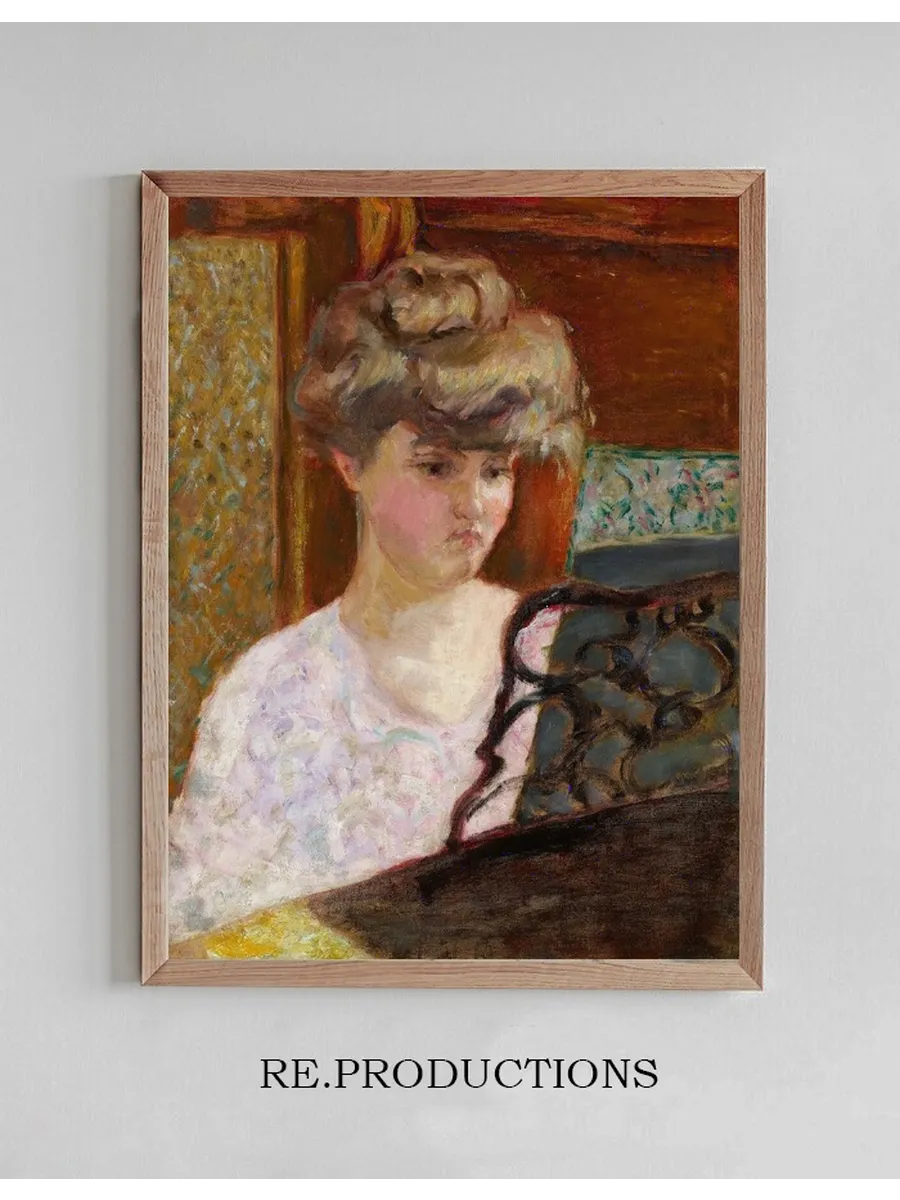 Misia Au Piano (portrait de Misia Natanson)
