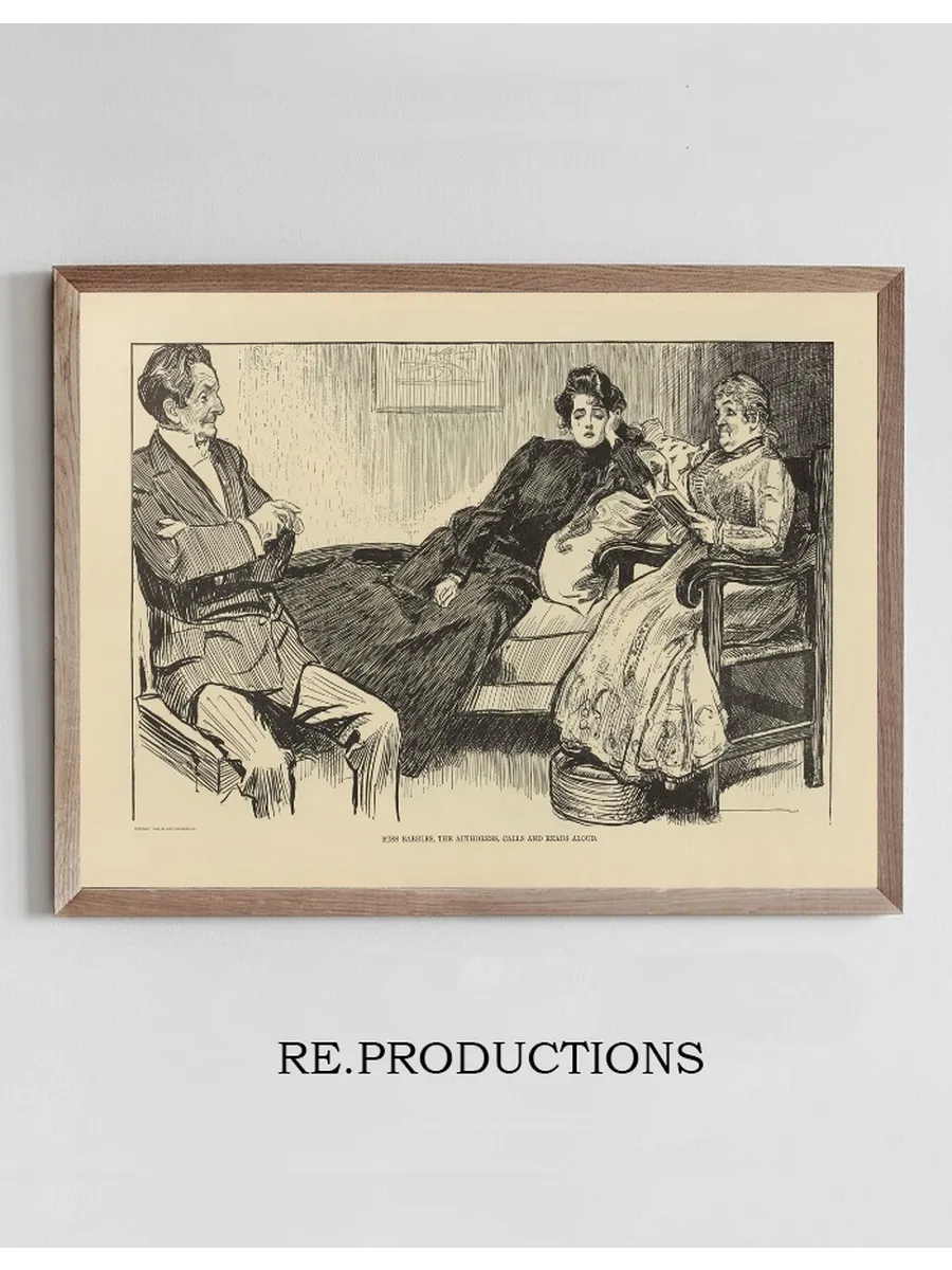 Miss Babbles, the Authoress, Calls and Reads Aloud