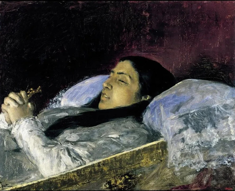 Miss Del Castillo on her Deathbed