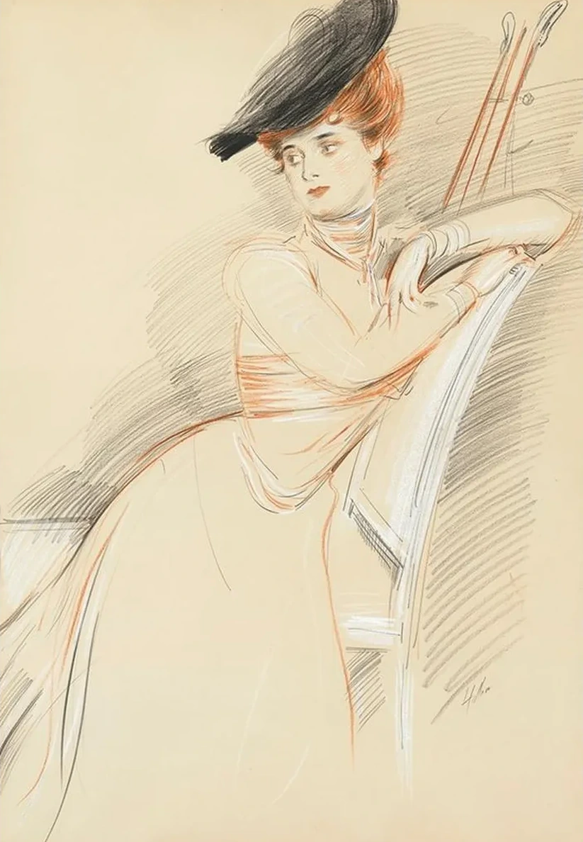 Miss Taylor Seated