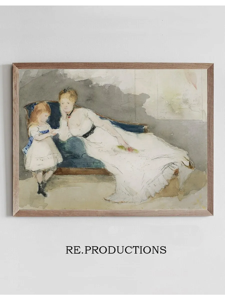 Mme Gobillard et Sa Fille Paule