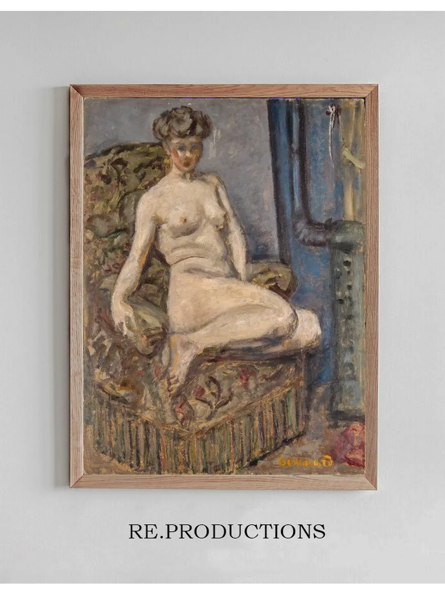 Model in Armchair