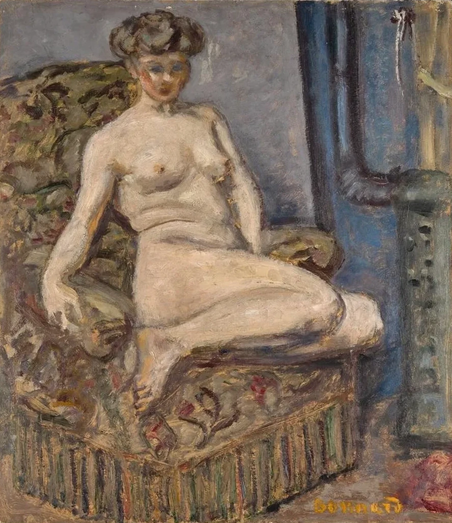 Model in Armchair