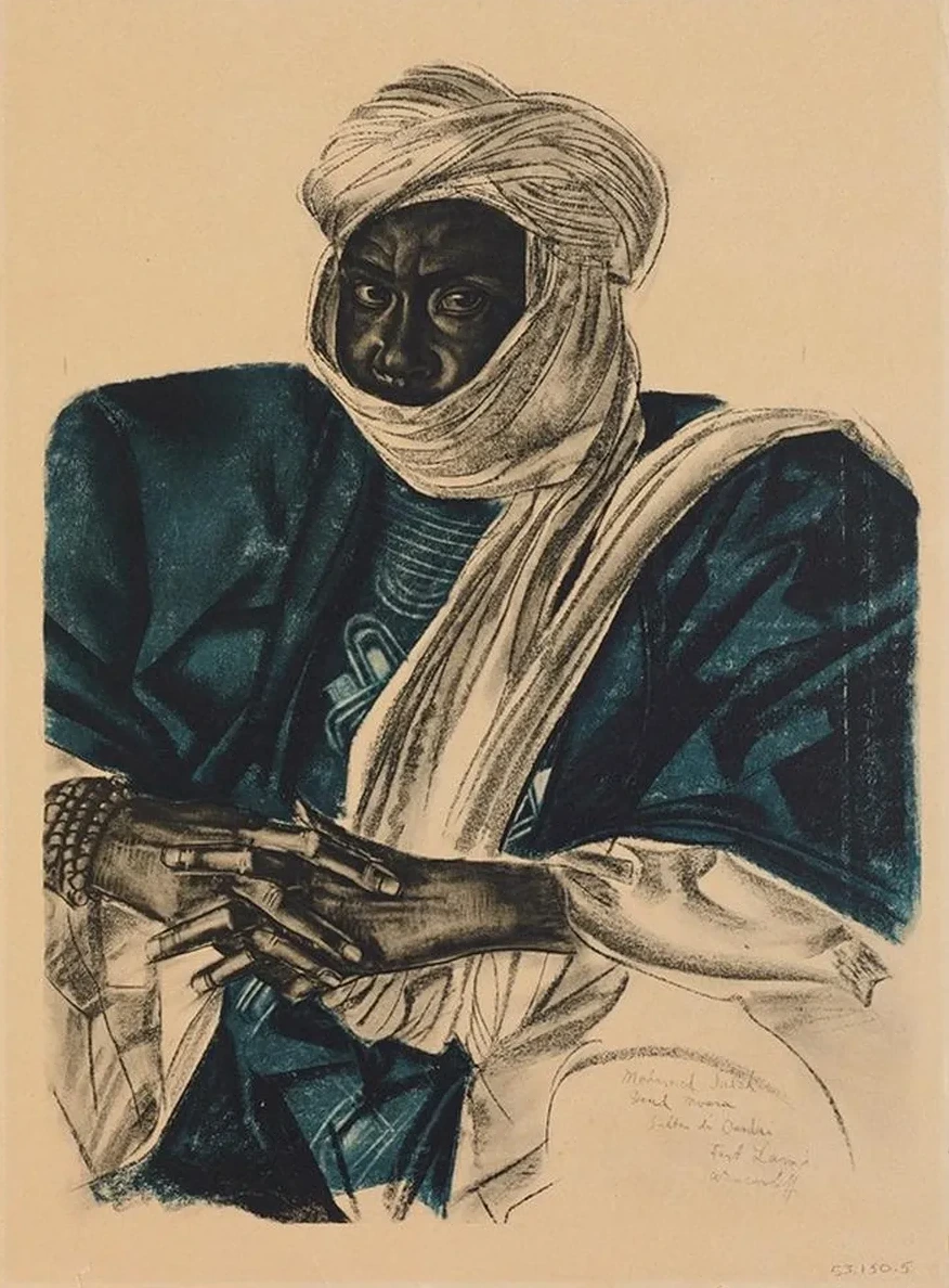 Mohamed Salek, dit Doud Moura, Sultan du Ouadai. Fort Lamy