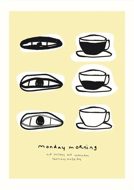 Mondaymorning Yellow Black