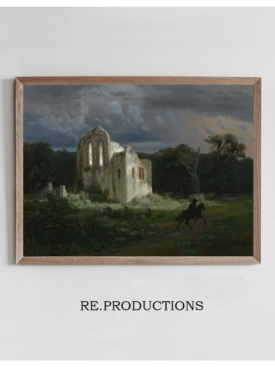 Mondscheinlandschaft Mit Ruine (moonlit Landscape)