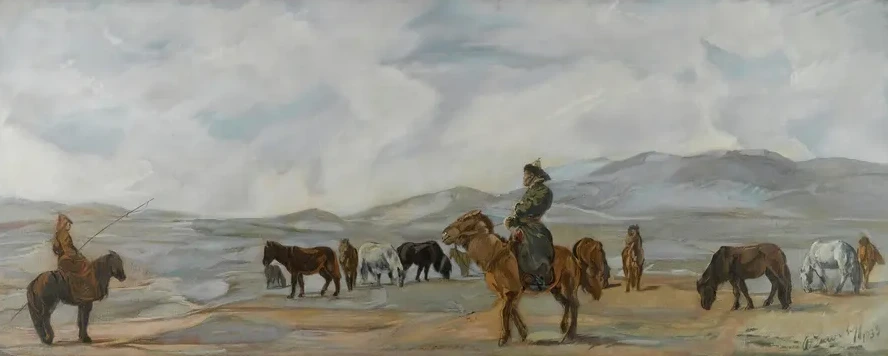 Mongolian Horsemen
