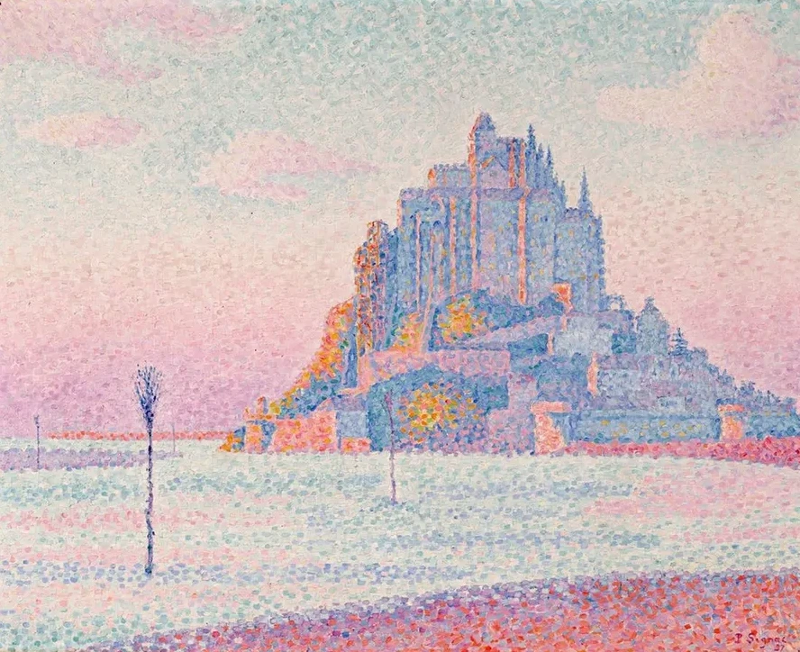 Mont Saint - Michel, Setting Sun