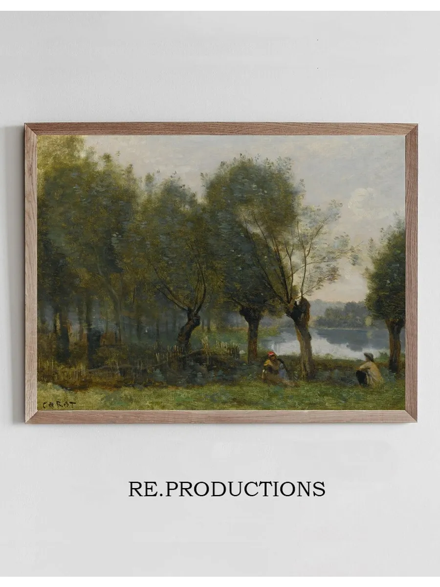 Montgeron - Saulaie Au Bord De L eau