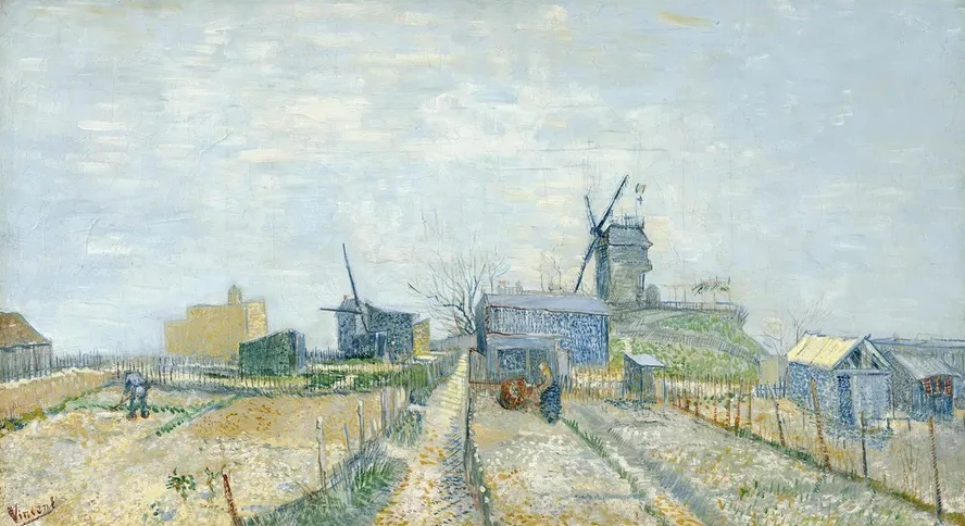 Montmartre Mills and Vegetable Gardens