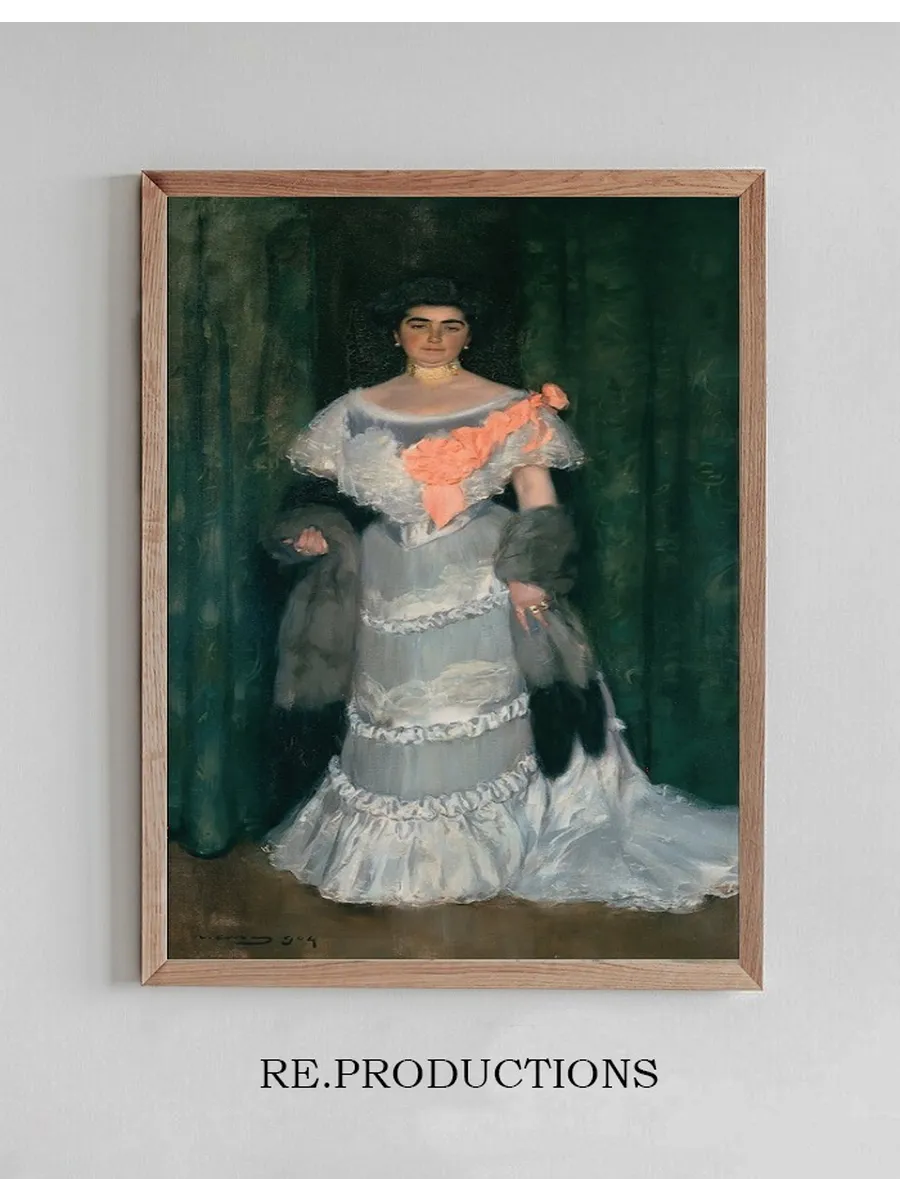 Montserrat Casas De Nieto, In Evening Dress