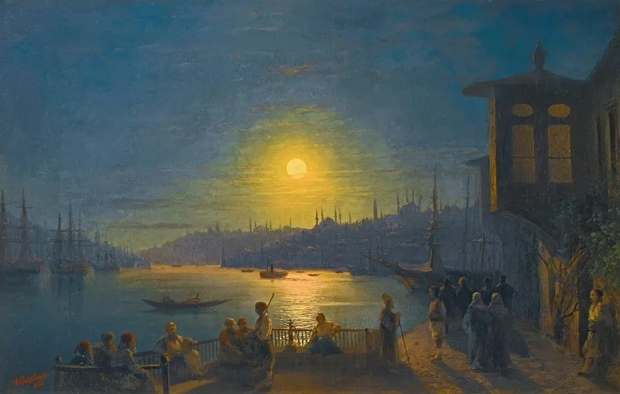 Moonrise Over The Golden Horn