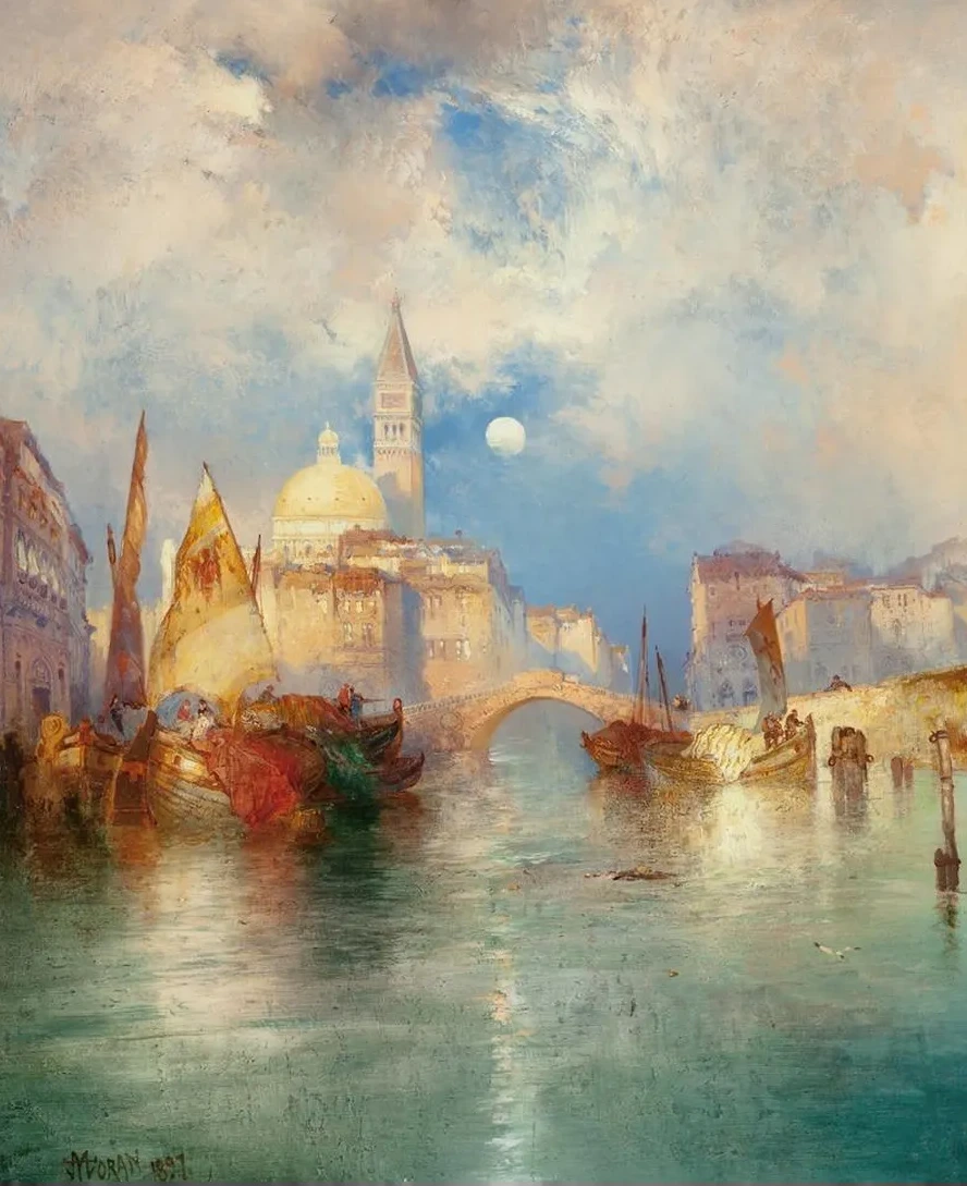 Moonrise, Chioggia, Venice