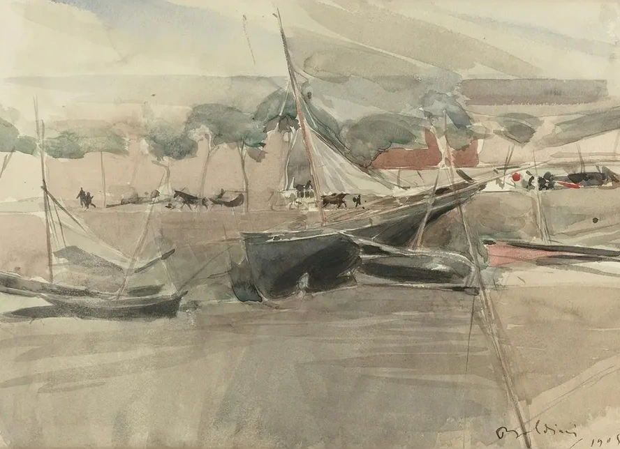 Moored Boats