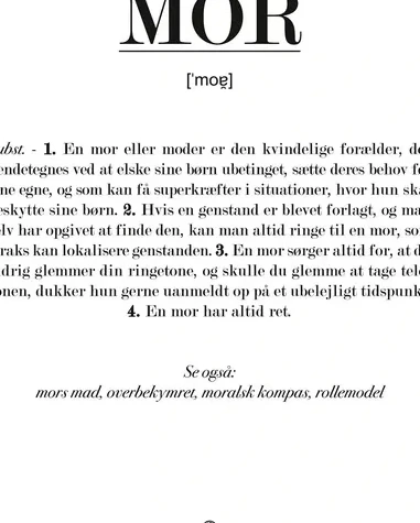 Mor Definition