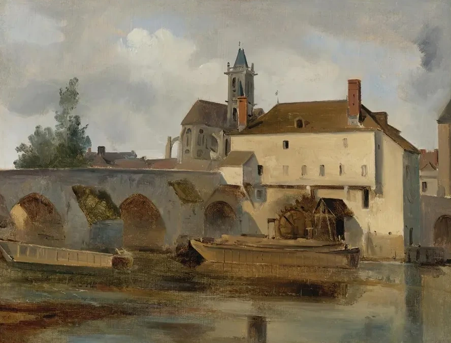 Moret Sur Loing, Le Pont Et L eglise