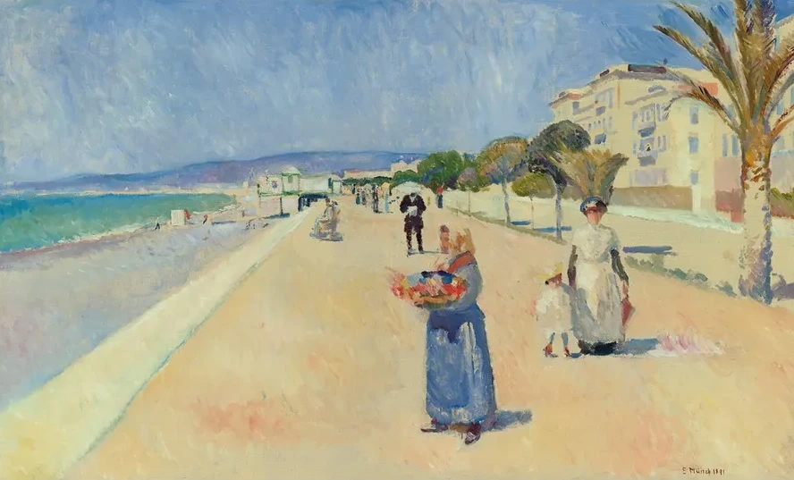 MorgenP Promenade Des Anglais (Morning On The Promenade Des Anglais)