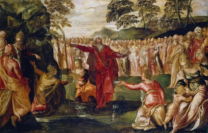 Moses Striking the Rock