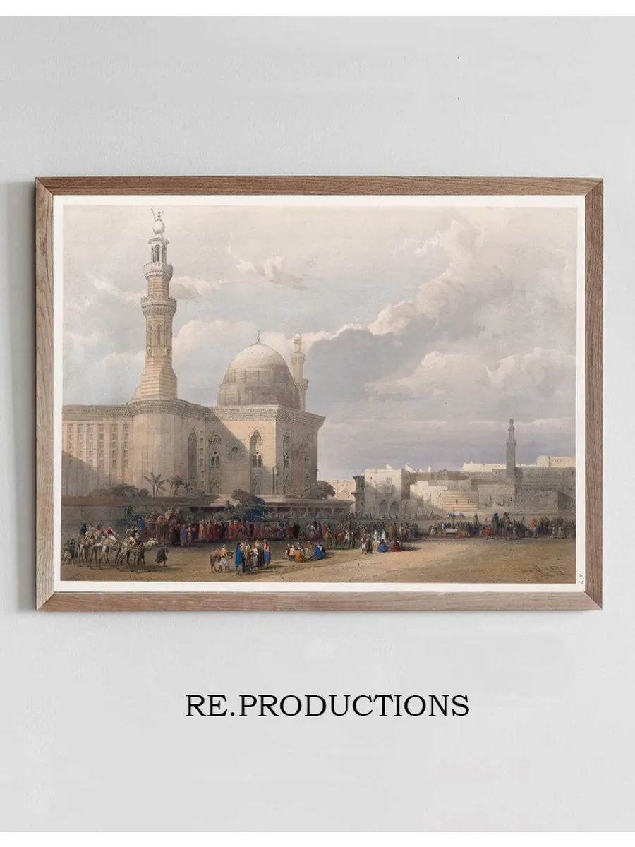 Mosque of Sultan Hassan, from the Great Square of the Rumeyleh