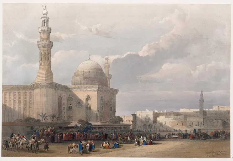 Mosque of Sultan Hassan, from the Great Square of the Rumeyleh